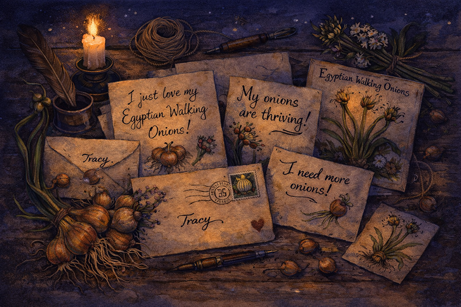 With thanks to all who have written from their gardens.